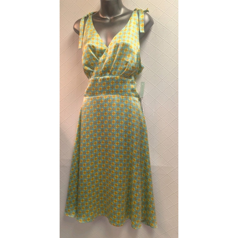 NWT Jennifer Reale Design 100% Silk Halter Dress $285